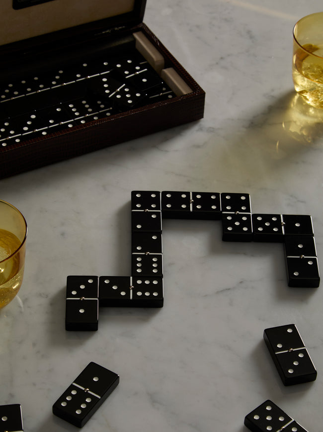 Renzo Romagnoli - Leather Dominoes Set -  - ABASK