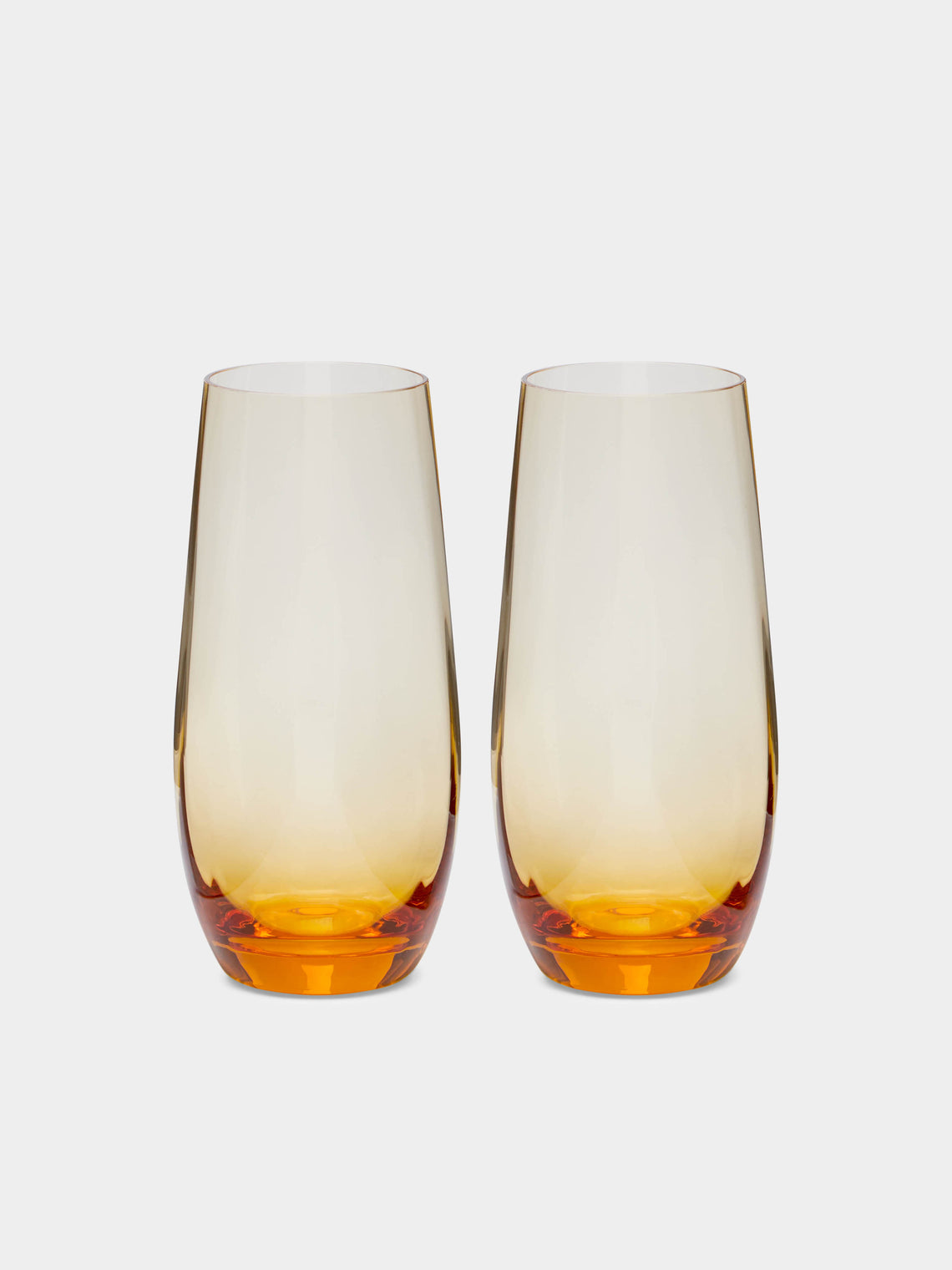 Moser - Optic Hand-Blown Crystal Water Glasses (Set of 2) -  - ABASK