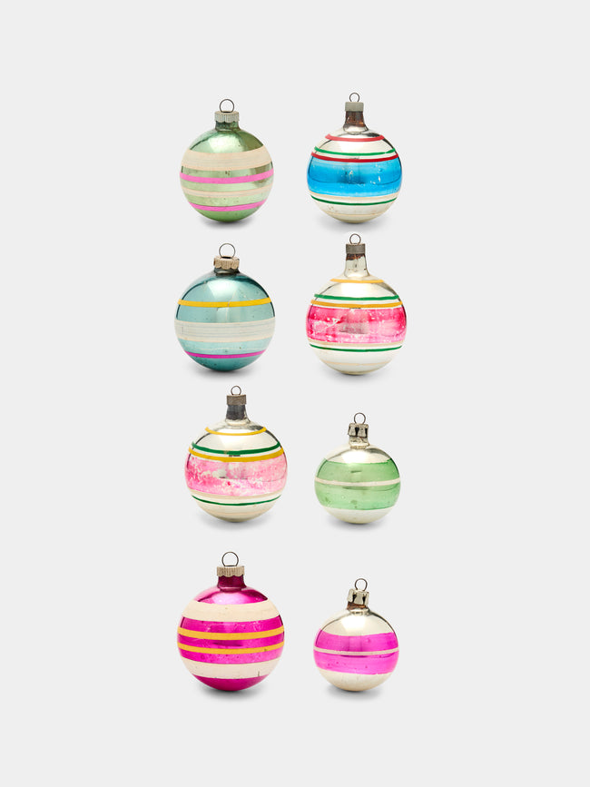 Antique and Vintage - Early 20th-Century Glass Baubles (Set of 8) -  - ABASK - 