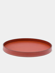 Les Few - Armance Leather Round Tray -  - ABASK - 