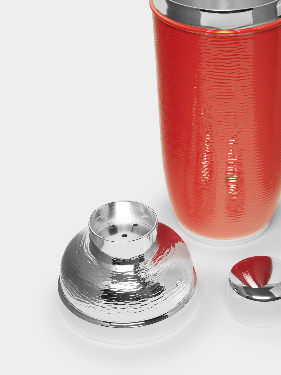 Zanetto - Enamelled Silver-Plated Cocktail Shaker -  - ABASK