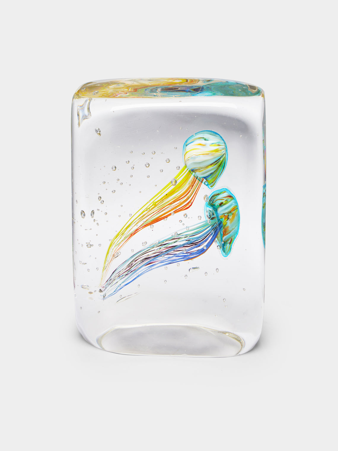 Antique and Vintage - Mid-Century Jellyfish Murano Glass Paperweight -  - ABASK - 