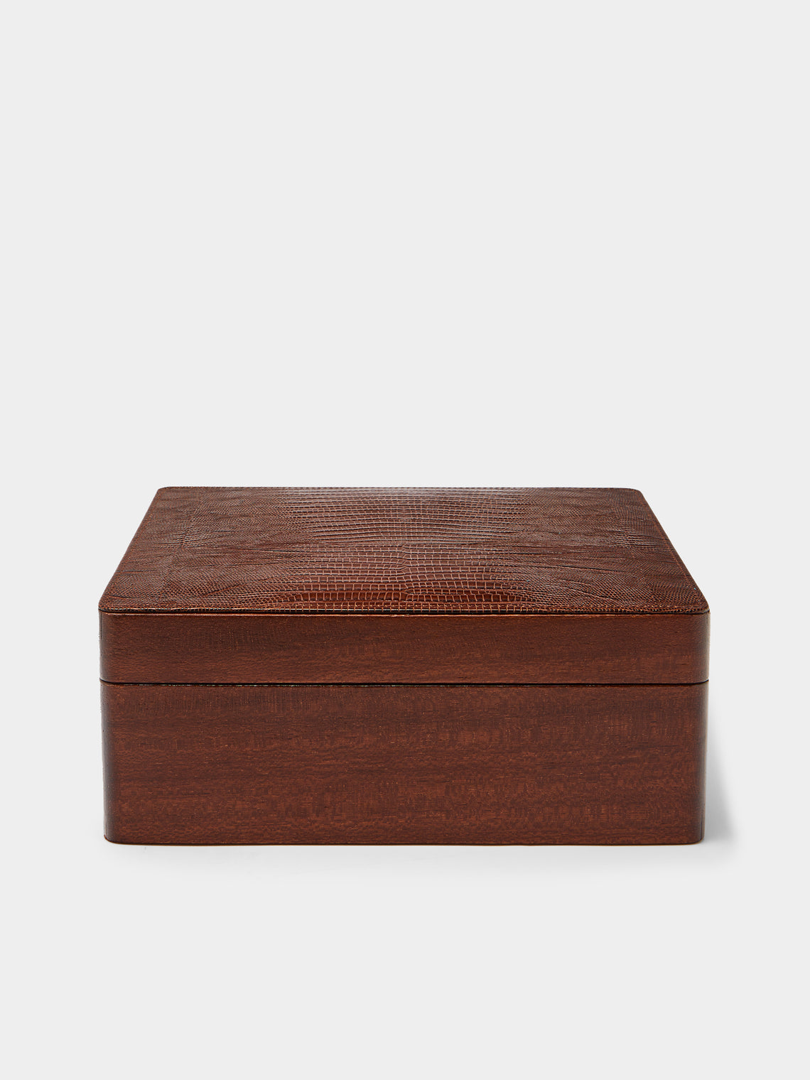 Renzo Romagnoli - Leather and Wood Humidor Case -  - ABASK - 