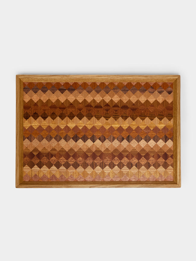 Mori Kougei - Poke Wood Rectangular Tray -  - ABASK - 