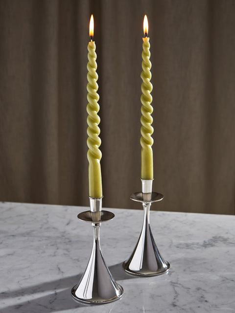 Antique and Vintage - 1958 J. Tostrup Norway Sterling Silver Candlesticks (Set of 2) -  - ABASK