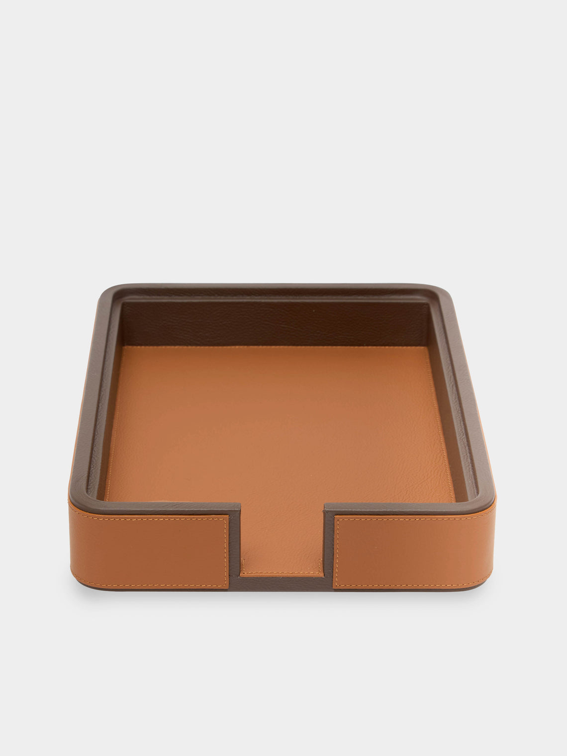 Giobagnara x Poltrona Frau - Leather A4 Paper Tray -  - ABASK