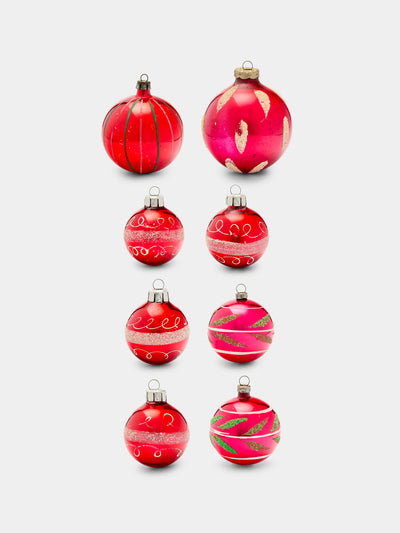 Antique and Vintage - Early 20th-Century Glass Baubles (Set of 8) -  - ABASK - 