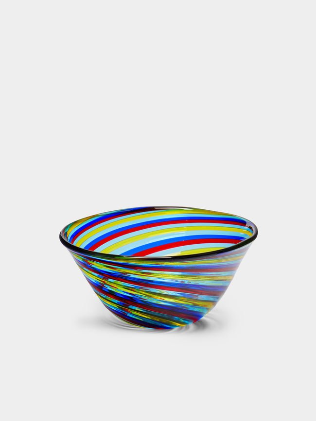F&M Ballarin - Filigrana Hand-Blown Murano Glass Small Bowls (Set of 2) -  - ABASK - 