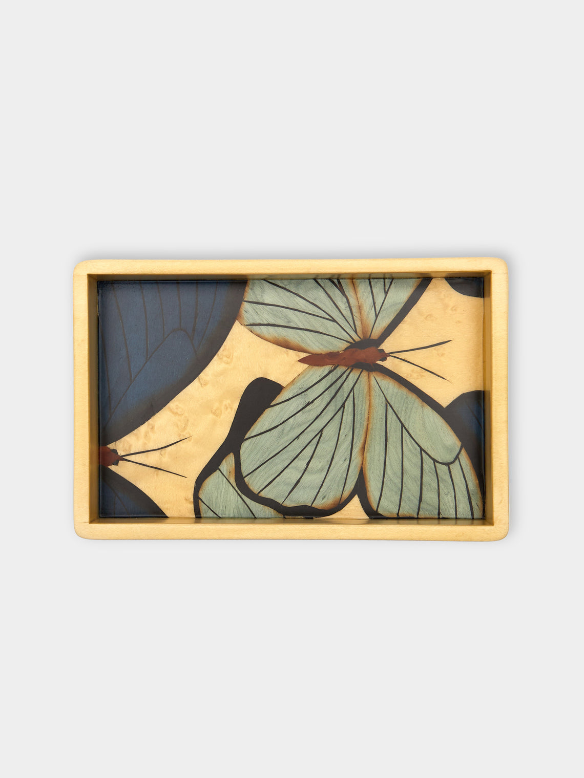 Silvia Furmanovich - Butterflies Marquetry Wood Vide Poche -  - ABASK - 