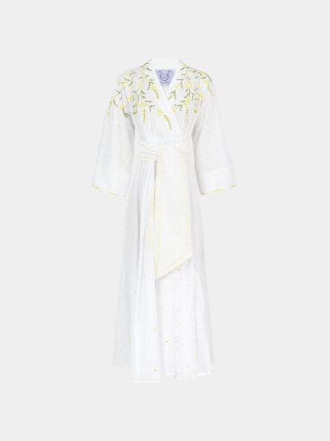 Thierry Colson - The Almudena Cotton Long Dress | Size: XS -  - ABASK - 