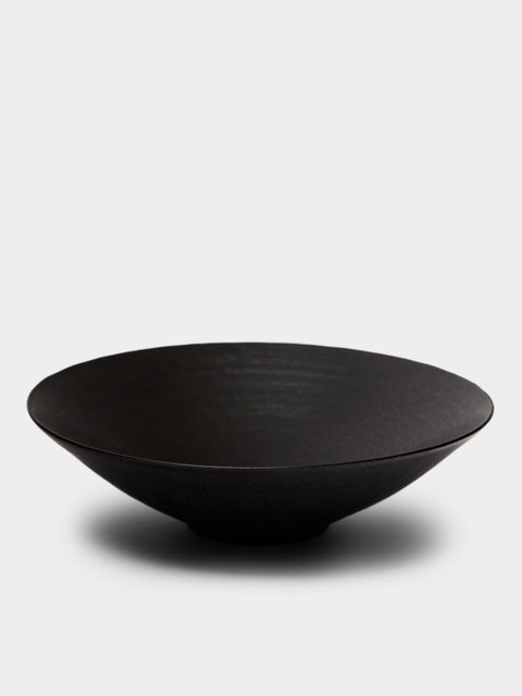 Lee Song-am - Black Clay Serving Bowls (Set of 2) -  - ABASK - 