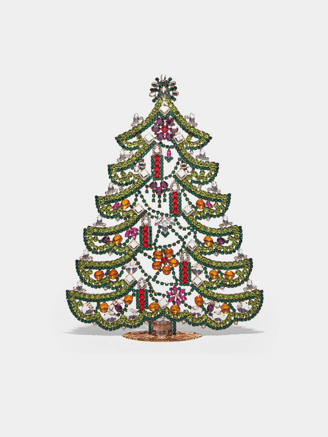 Antique and Vintage - 1930s Czech Jewelled Large Christmas Tree -  - ABASK - 