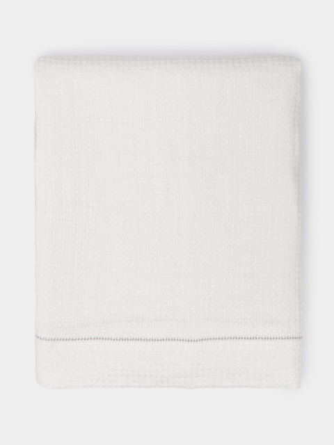 Volga Linen - Liège Hem-Stitch Linen Bath Sheets (Set of 4) -  - ABASK - 