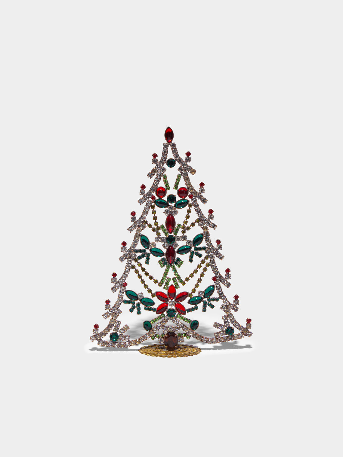 Antique and Vintage - 1930s Czech Jewelled Small Christmas Tree -  - ABASK - 