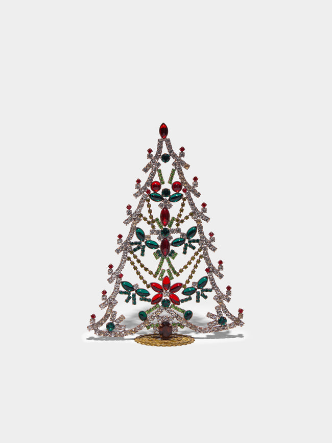 Antique and Vintage - 1930s Czech Jewelled Small Christmas Tree -  - ABASK - 