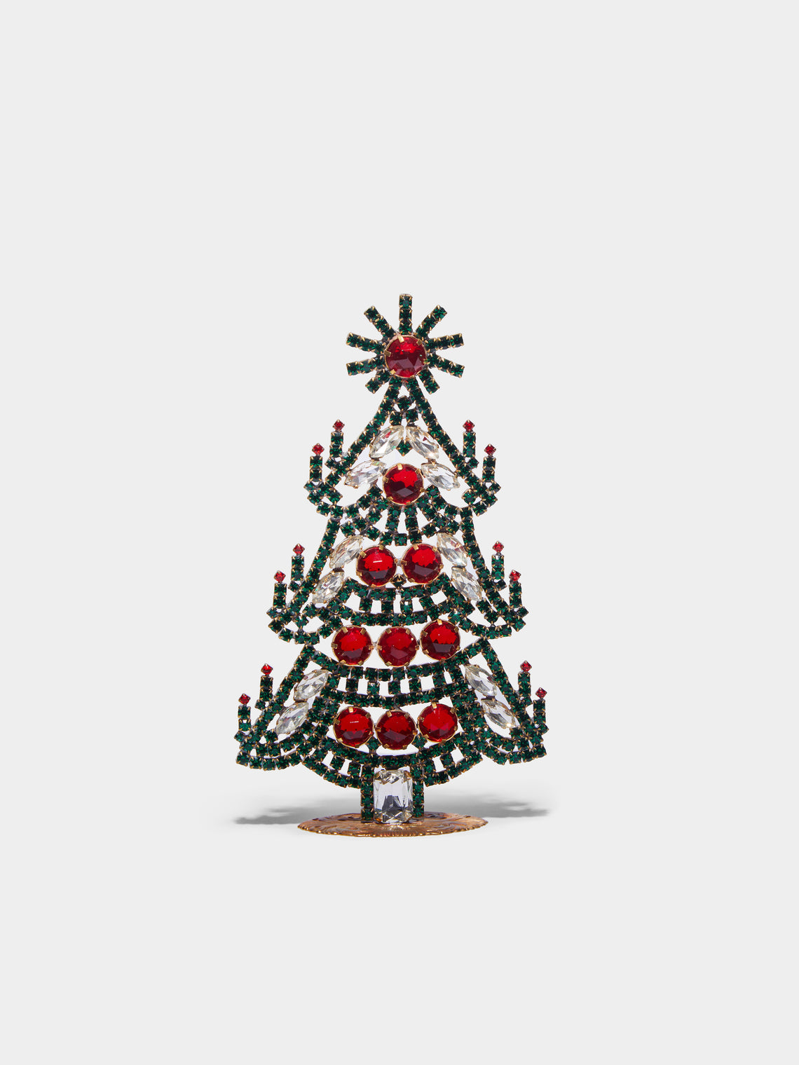 Antique and Vintage - 1930s Czech Jewelled Small Christmas Tree -  - ABASK - 