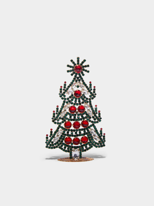 Antique and Vintage - 1930s Czech Jewelled Small Christmas Tree -  - ABASK - 