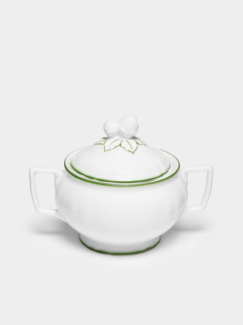 Raynaud - Touraine Hand-Painted Porcelain Sugar Bowl -  - ABASK - 