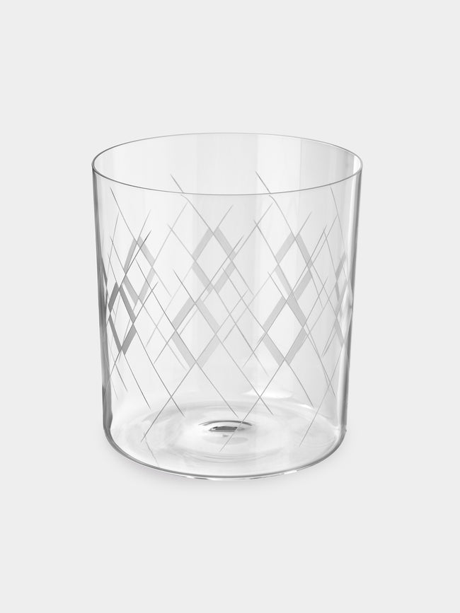 Lobmeyr - Neo Series VI Hand-Engraved Crystal Double Old Fashioned Glass - Clear - ABASK - 