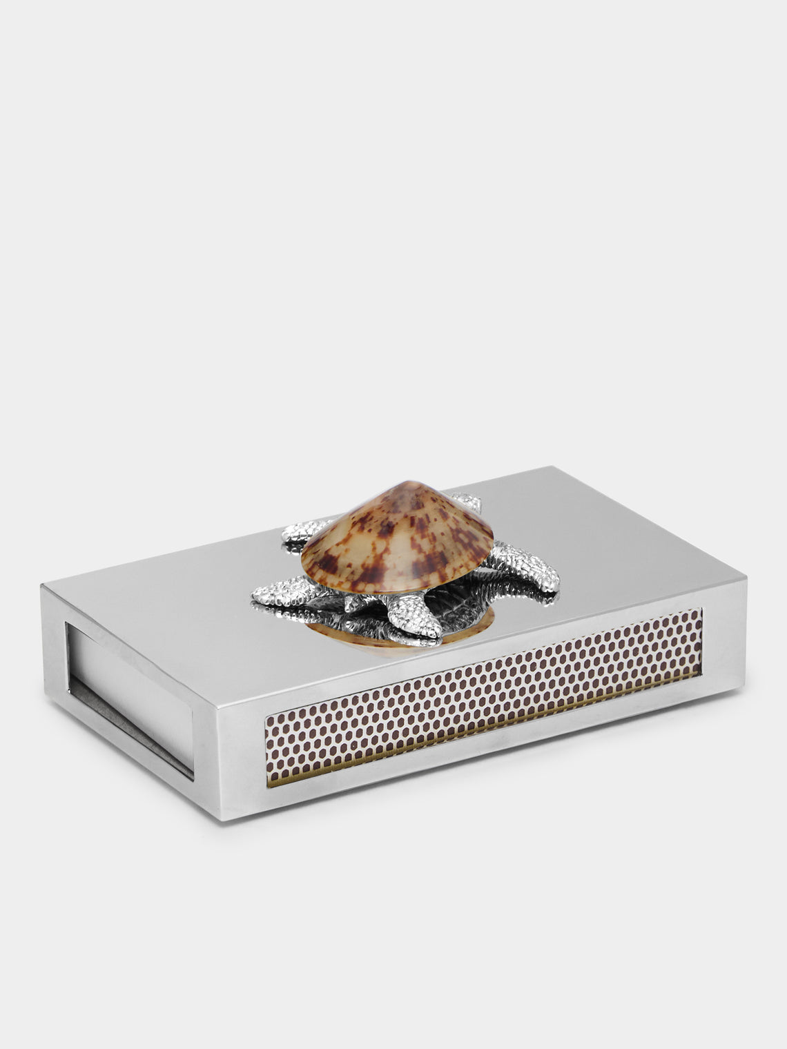 Objet Luxe - Silver-Plated and Shell Matchbox Cover -  - ABASK