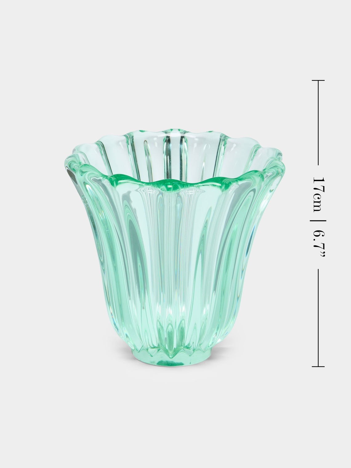 Antique and Vintage - 1930s Daum Crystal Vase -  - ABASK