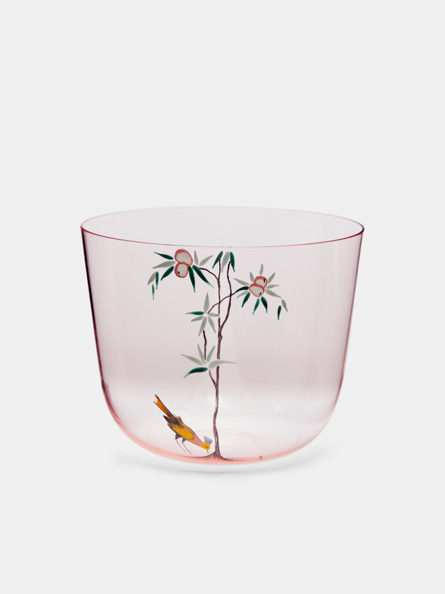 Lobmeyr - Garden of Paradise Hand-Painted Crystal Water Tumbler -  - ABASK - 