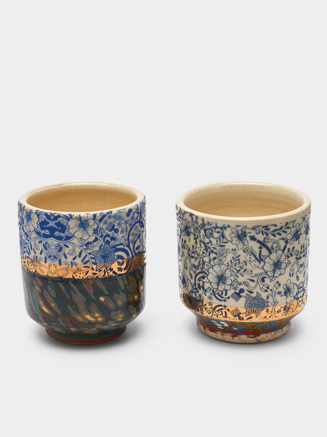 The Village Potter x Roberto Lugo - Edition 92 and 117 Ceramic Cups (Set of 2) -  - ABASK - 