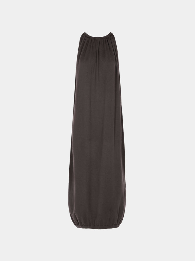 Frenckenberger - Drape Cashmere Long Dress -  - ABASK - 