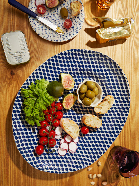 Terrafirma Ceramics - Hand-Printed Ceramic Banquet Platter -  - ABASK