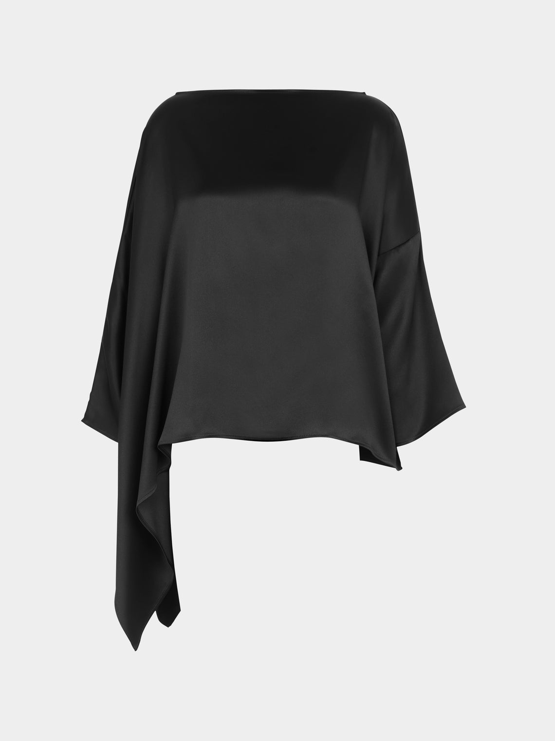 Dusan - Silk Asymmetric T-Shirt | One Size -  - ABASK - 