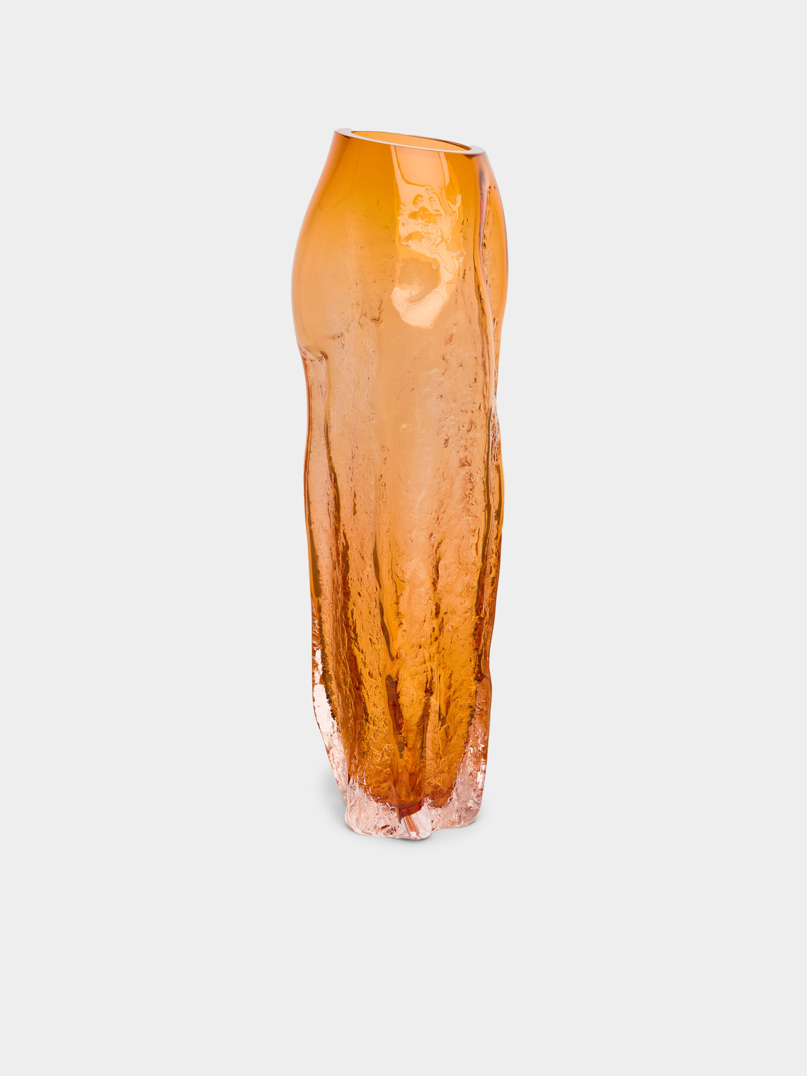 David Valner - Bark Hand-Blown Glass Large Vase -  - ABASK - 