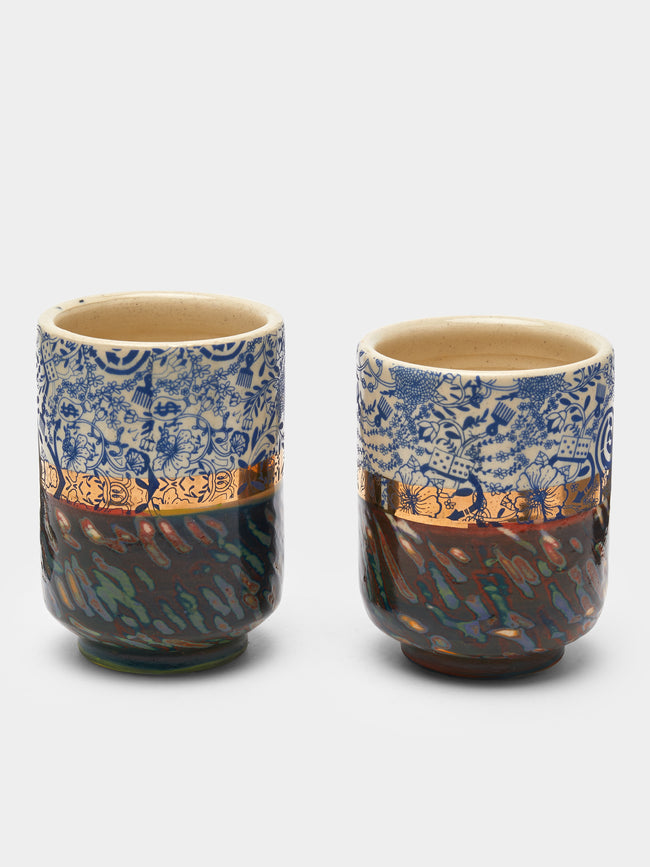 The Village Potter x Roberto Lugo - Edition 82 and 98 Ceramic Cups (Set of 2) -  - ABASK - 