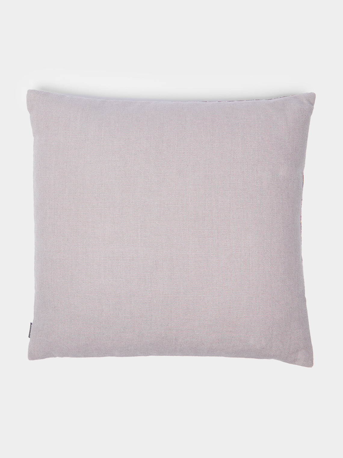 Kissweh - Malak Hand-Embroidered Cotton Cushion -  - ABASK