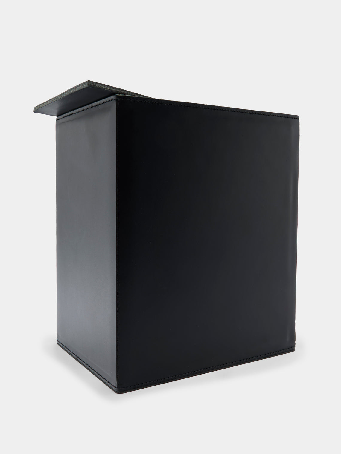 Rabitti 1969 - Fold Leather Wastepaper Bin -  - ABASK