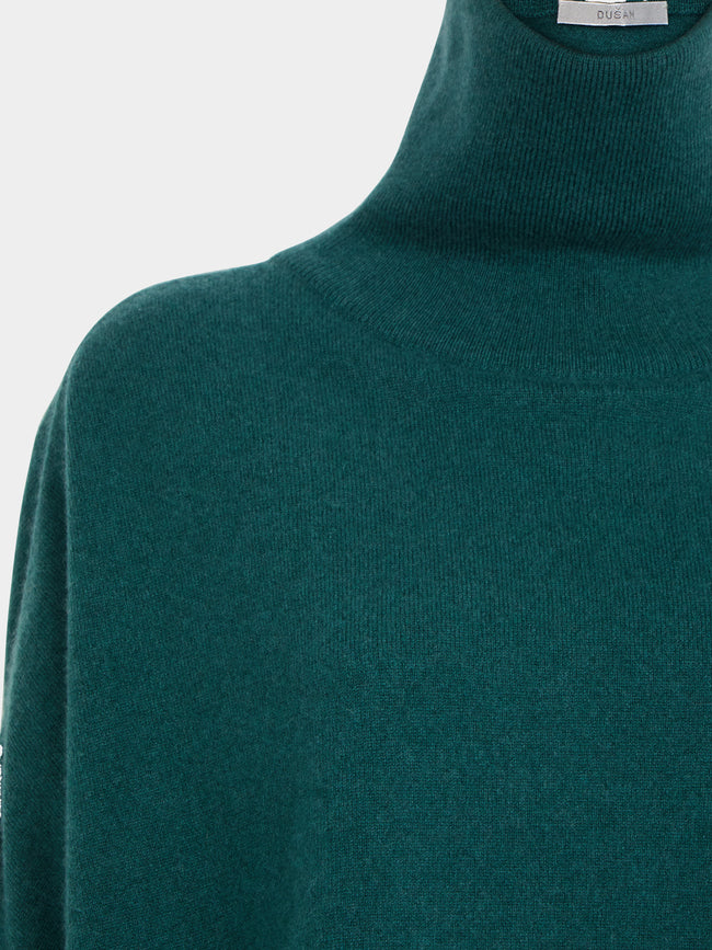 Dusan - Chunky Cashmere T- Neck Sweater  | Size: S -  - ABASK