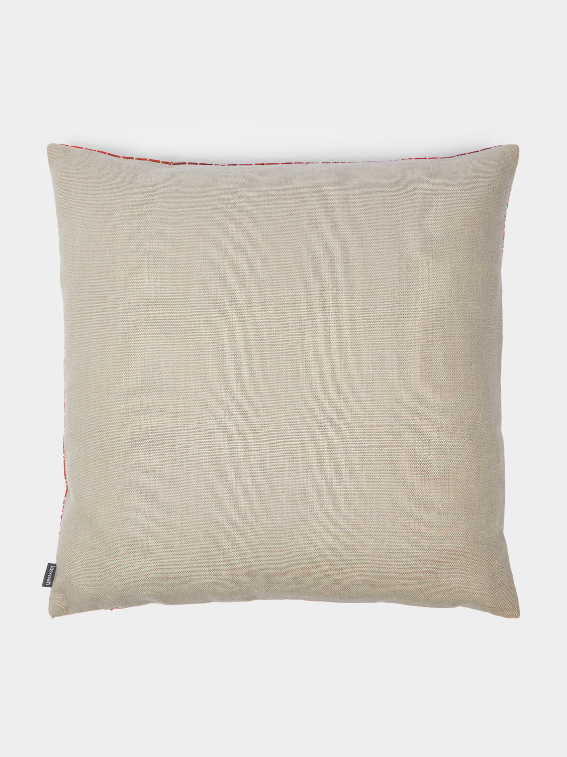 Kissweh - Rima Hand-Embroidered Cotton Cushion -  - ABASK