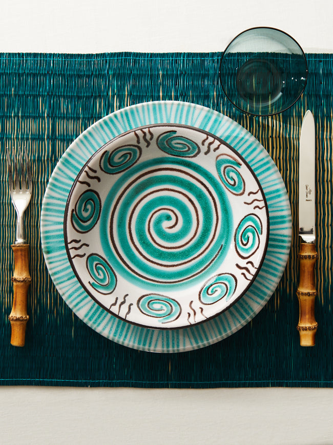 Ceramica Pinto - Vietri Hand-Painted Ceramic Dinner Plates (Set of 4) -  - ABASK
