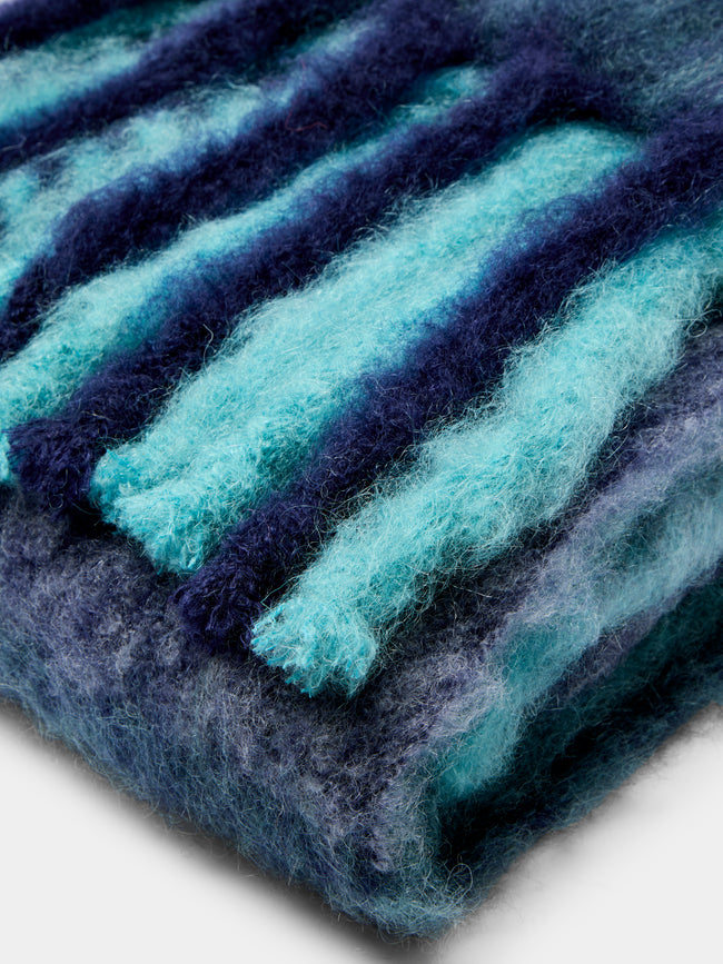 Lena Rewell - Handwoven Mohair Check Blanket -  - ABASK