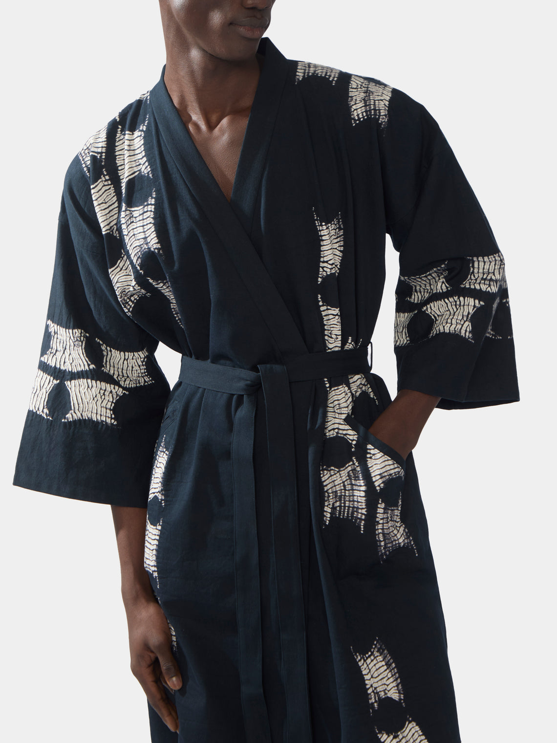 Toits Shibori Cotton Kimono | One Size