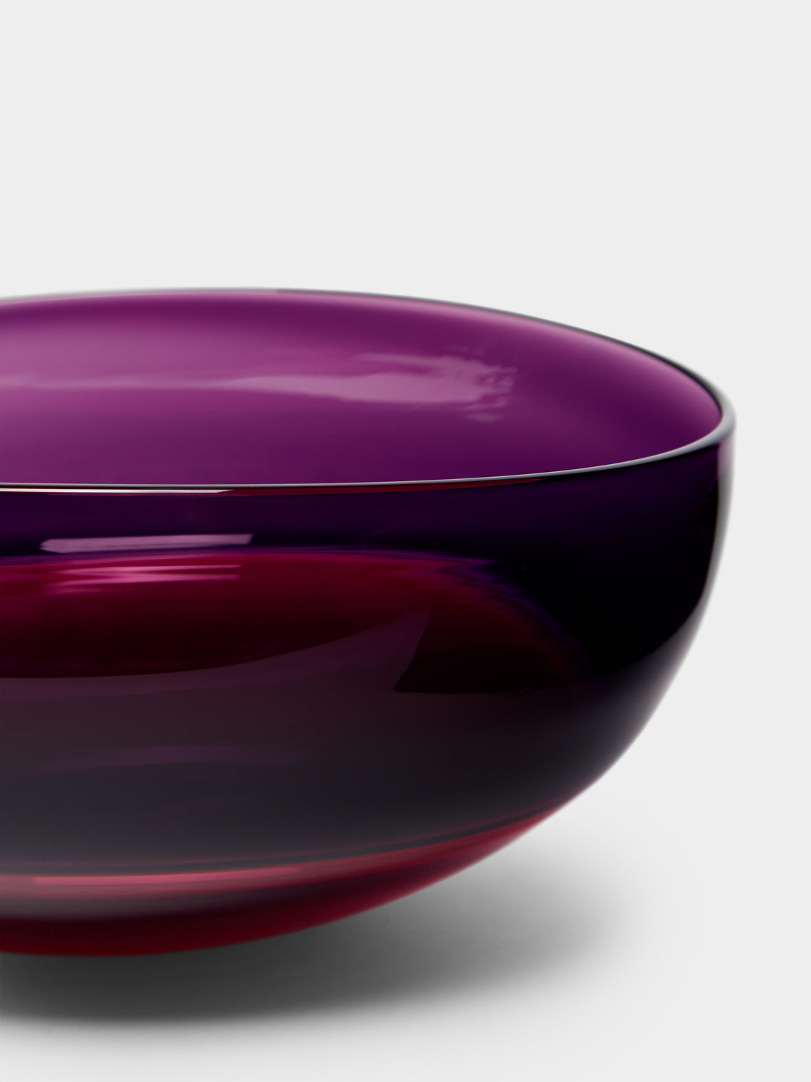 Stewart Hearn - Oval Encalmo Hand-Blown Glass Small Bowl -  - ABASK