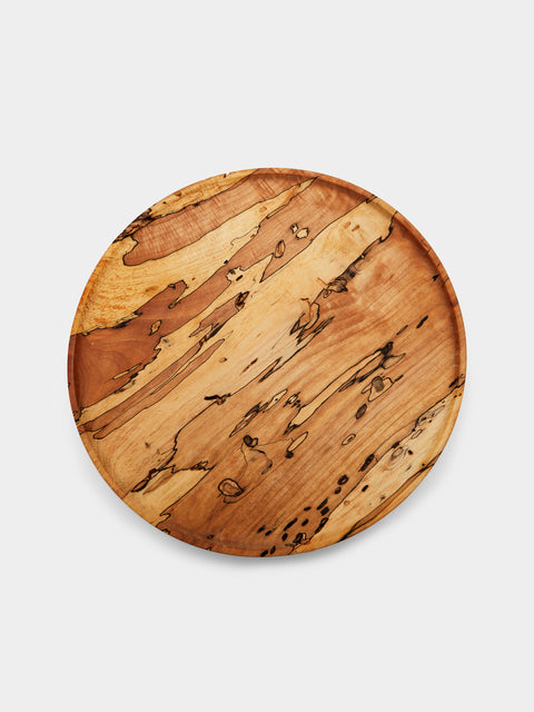 Iida Woodturning - Hand-Turned Wood Tray -  - ABASK - 