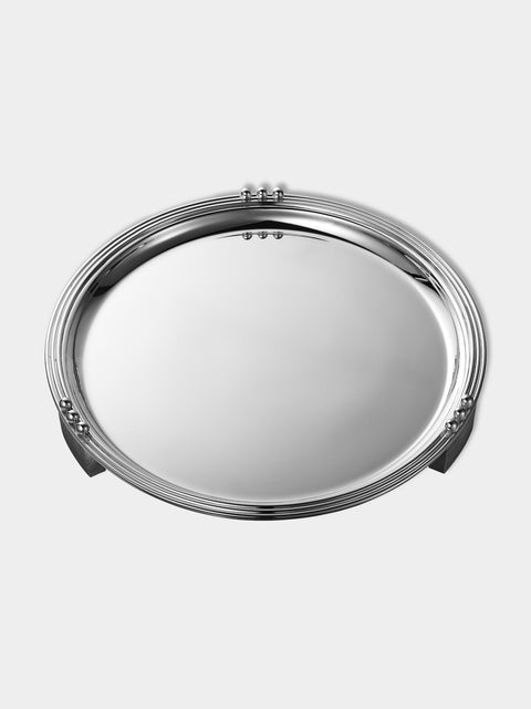 Puiforcat - Etchea Silver-Plated Round Tray -  - ABASK - 