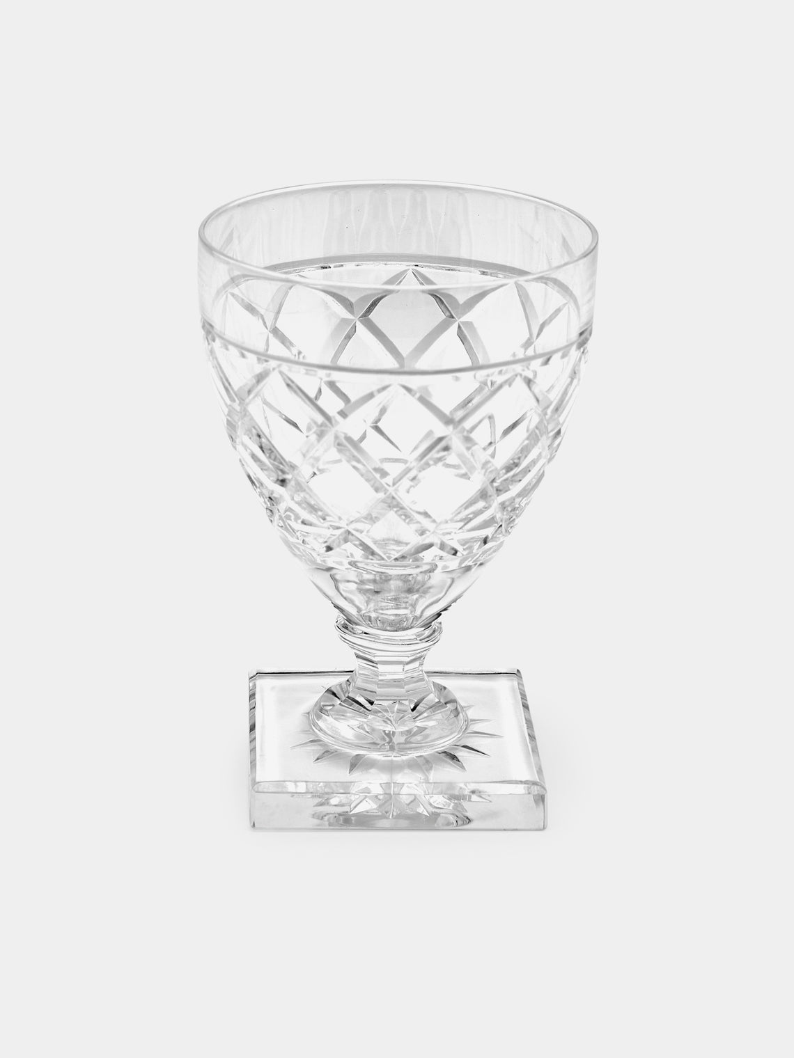 Antique and Vintage - 1930's Val Saint Lambert White Wine Glasses (Set of 8) -  - ABASK - 