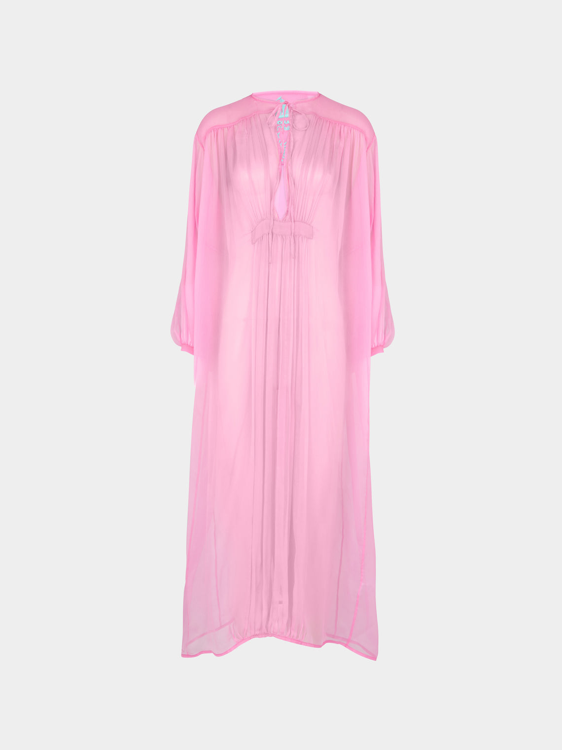 Les Vacances D'Irina - The Hazy Nipple Cotton Long Dress | One Size -  - ABASK - 