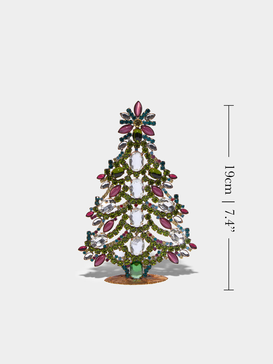 Antique and Vintage - 1930s Czech Jewelled Small Christmas Tree -  - ABASK