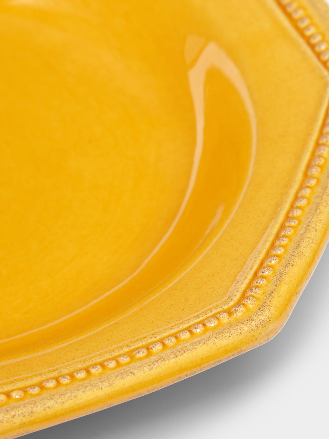 Maison Pichon Uzès - Louis XVI Hand-Glazed Ceramic Side Plates (Set of 4) -  - ABASK