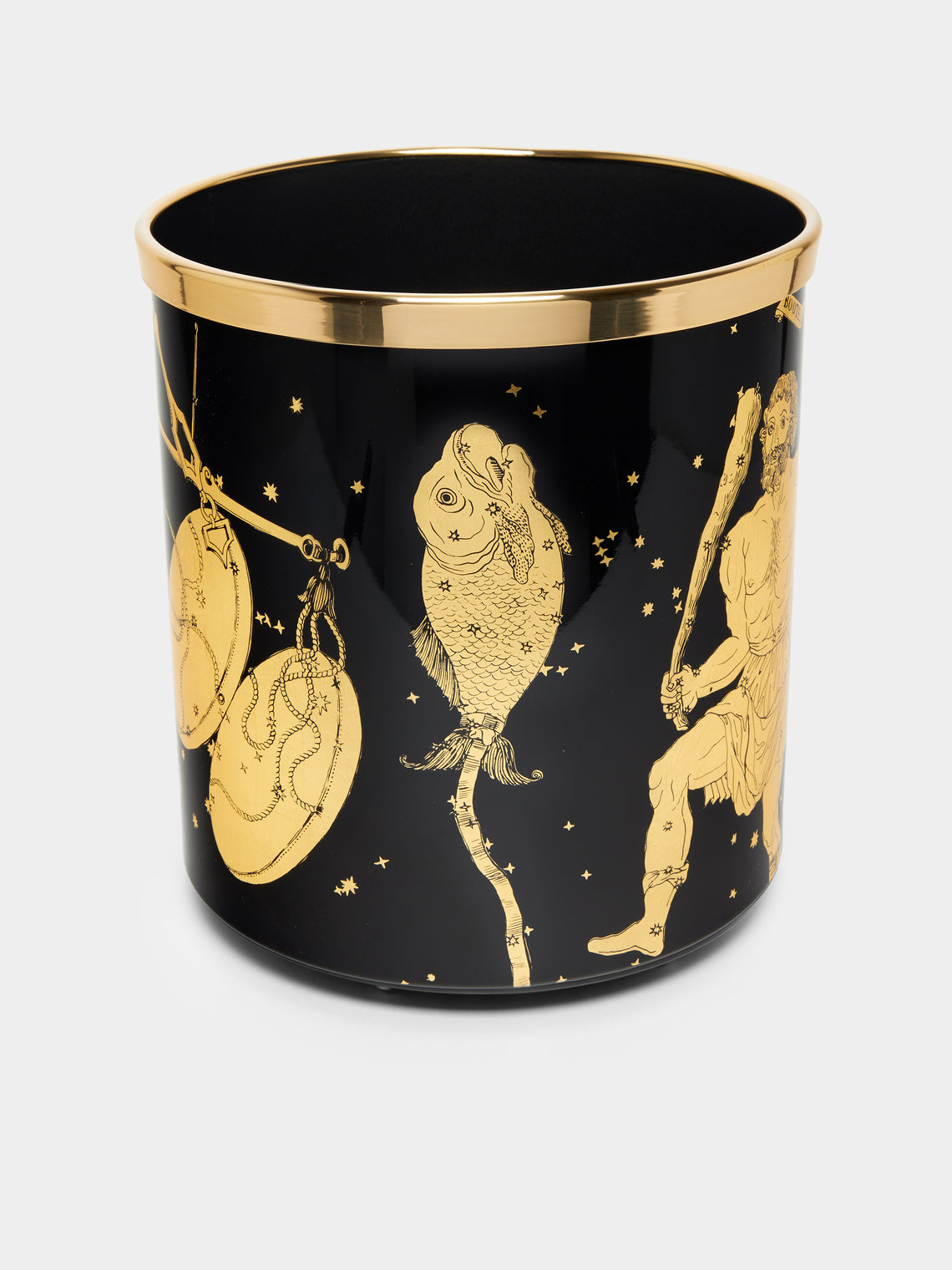 Fornasetti - Zodiaco Metal Wastepaper Bin -  - ABASK - 