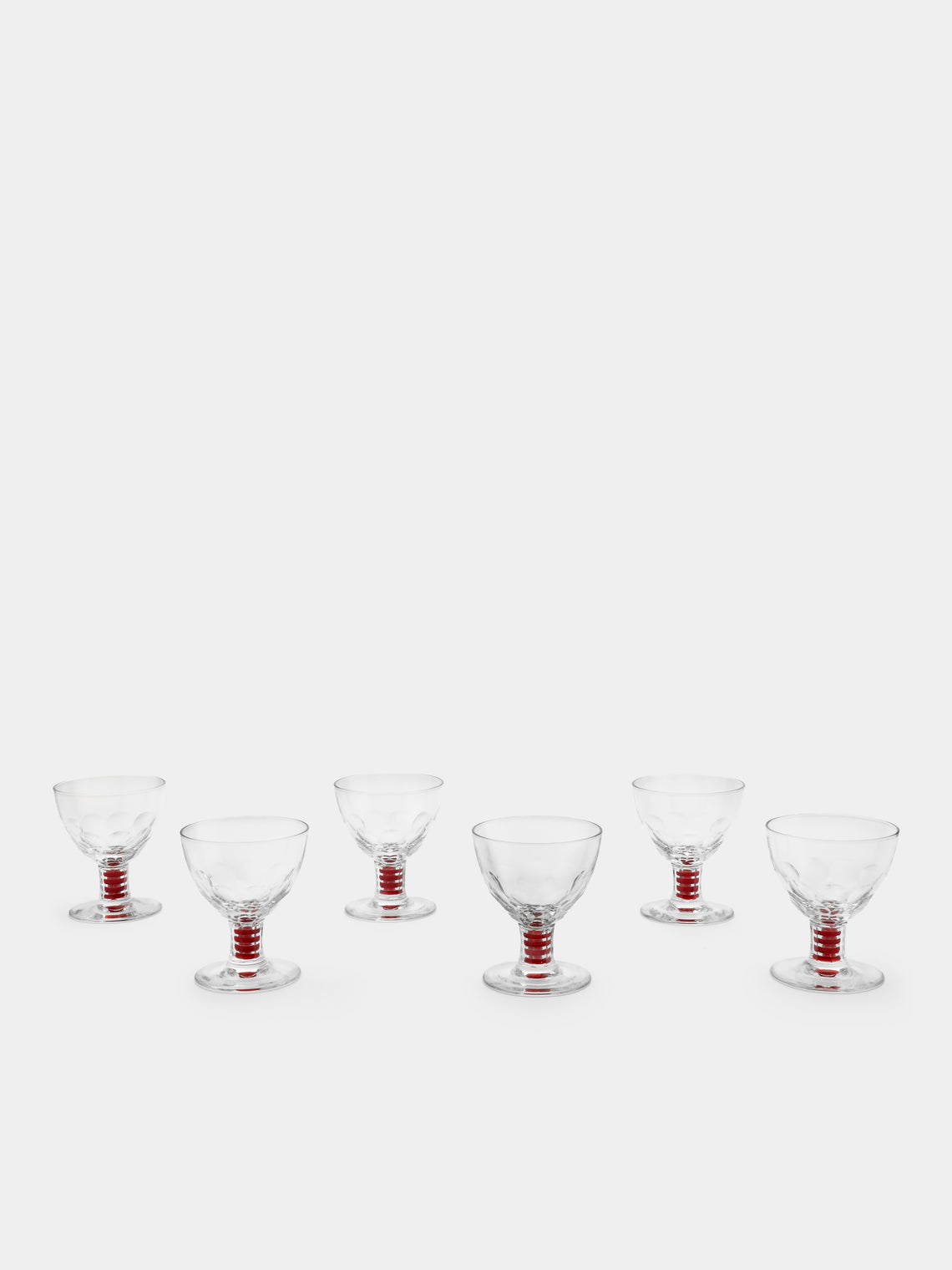 Antique and Vintage - 1930s Baccarat Crystal White Wine Glasses (Set 6) -  - ABASK