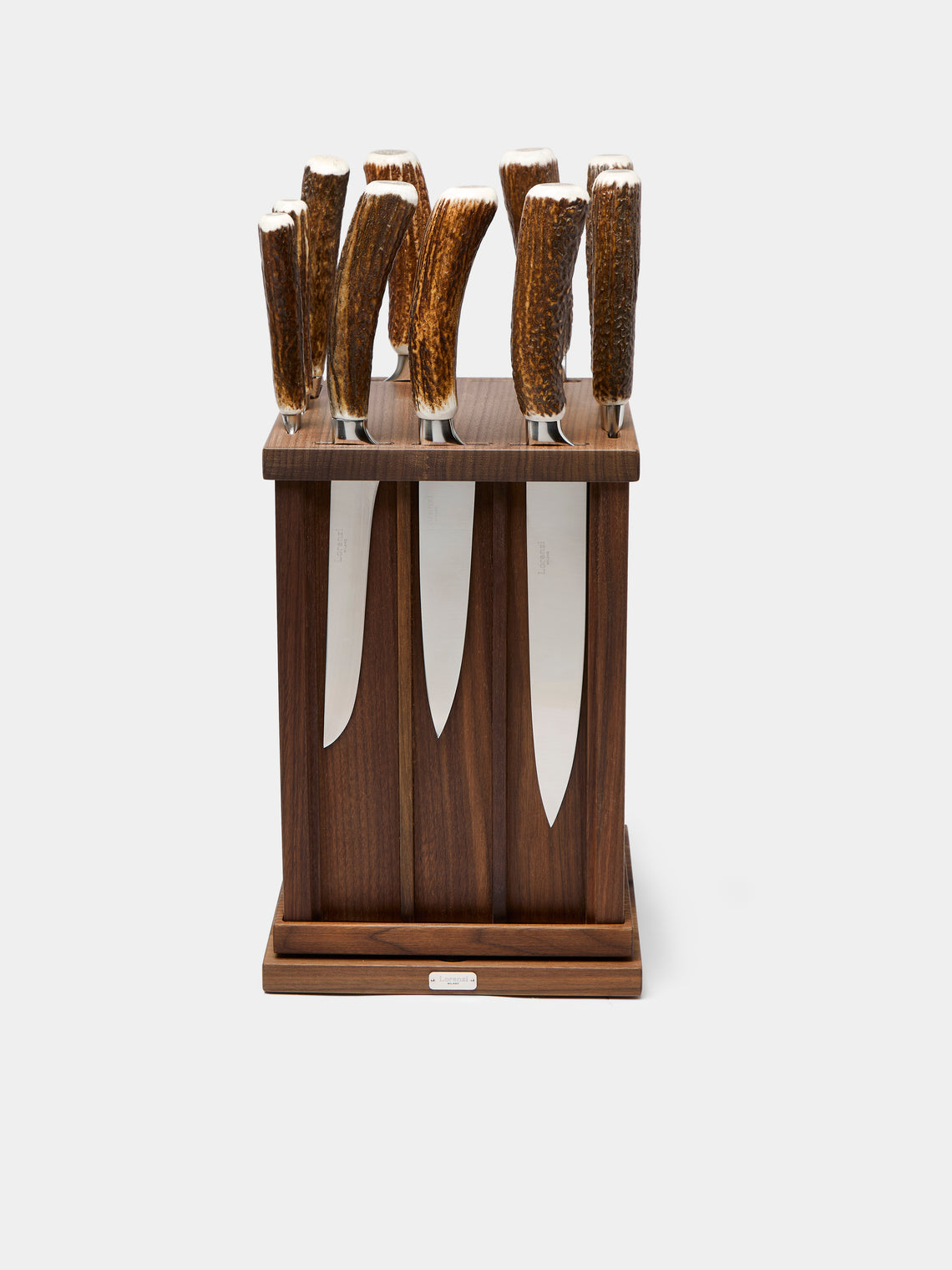 Lorenzi Milano - Stag Antler Kitchen Knives (Set of 10) -  - ABASK - 