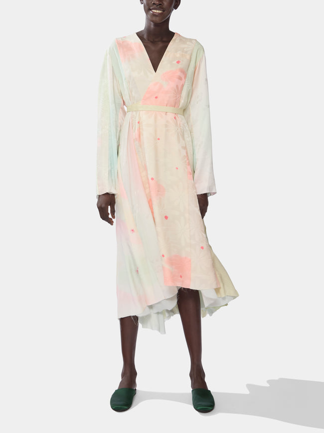 Considered Objects - Irregular Hand-Stitched Silk Robe -  - ABASK